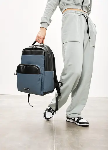 Жіночий рюкзак Sambag Zard MOD чорно-синій 40 х 28 х 14 см (25438115) - фото 4