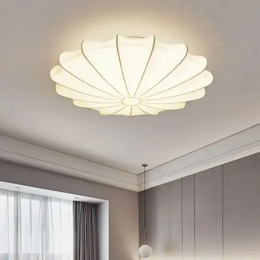 Світильник стельовий із білим полімерним абажуром 50х23 см | Арт. PLC062-500*230 | Line F - фото 1