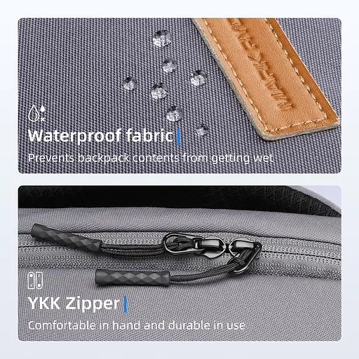 Рюкзак Mark Ryden для ноутбука 17.3 дюйма MR9004 водостойкий с ортопедической спинкой - фото 7