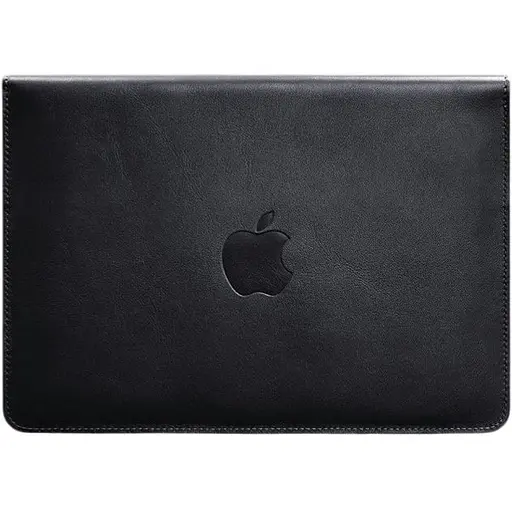 Шкіряний чохол-конверт BlankNote на магнітах для MacBook 14 Темно-синій - фото 1