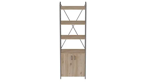 Етажерка 4/60 Серії Конект з тумбою 179x60x28 Сірий ДСП Дуб Сан-Марино FRD-102478 - фото 3