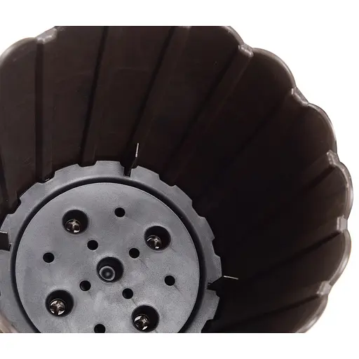 Горщик для квітів Violet House 1048 Bamboo Antracite з дренажем 7 л (1048 BAMBOO ANTRACITE 7 л.) - фото 3