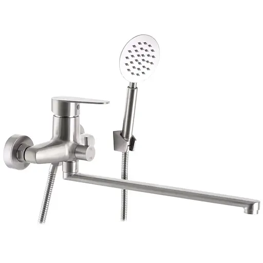 Смеситель для ванны Zerix Ava-006 ZX3239 Нержавеющая сталь - фото 1