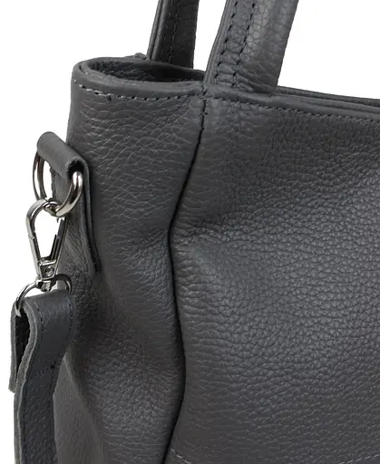 Женская кожаная сумка на двух ручках Borsacomoda 29х28х10 см sum0026801 - фото 9