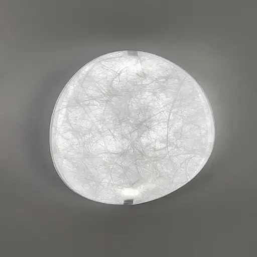 Текстильне бра із чорною основою 33х30 см Арт. WBM1 BK+WT Line F - фото 5