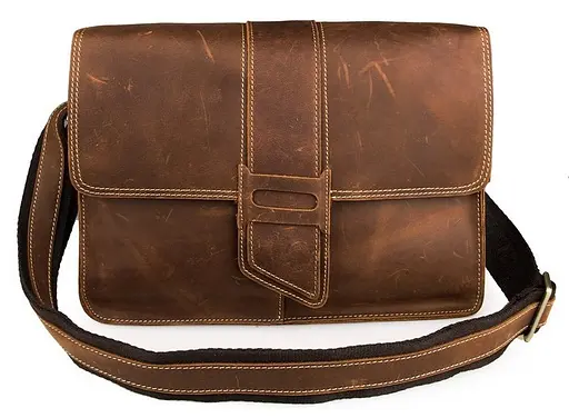 Чоловіча шкіряна сумка Vintage 30,5х22х7,5 см sum0012440 - фото 3