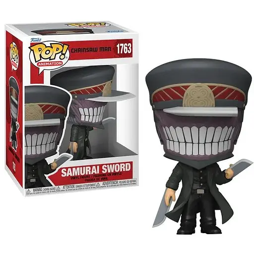 Коллекционная  фигурка   Funko Pop Человек бензопила  Человек-катана Chainsaw Man Samurai Sword 10 см FP CM SS 1763 - фото 1