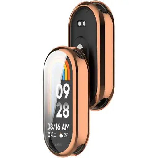 Чохол-накладка DK Silicone Face Case для Xiaomi Mi Band 8 (016403) (rose gold) - фото 2