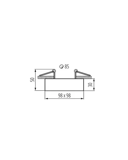Точечный светильник Kanlux 28780 Mini Gord DLP-50-W - фото 2