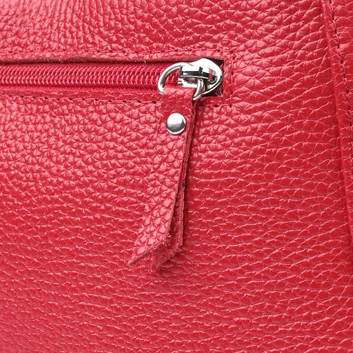 Сумка багет Shvigel с цепочкой и съемным ремешком из натуральной кожи 26.5х15х5.5 см sum0027033 - фото 5