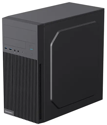 Корпус GameMax MT-321-NP-2U3 без блока питания, черный (MT-321-NP-2U3) - фото 9