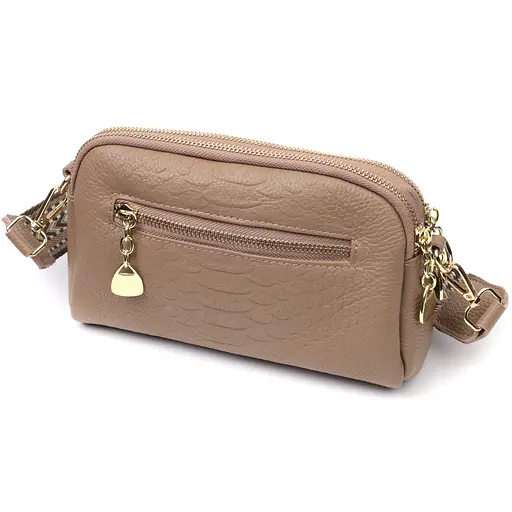 Женская сумка Vintage на два отделения из натуральной кожи 22х14х6.5 см sum0028998 - фото 2