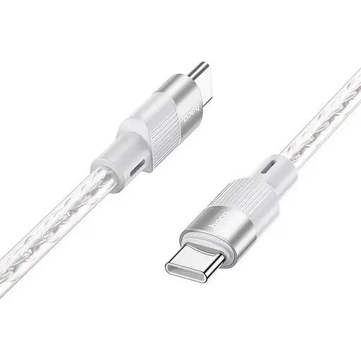 Кабель Hoco X99 Crystal junction Type-C to Type-C silicone charging data cable 1 м 60W/3A