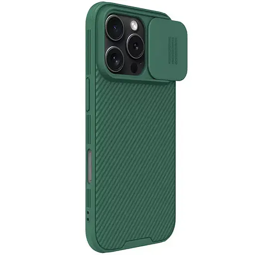 Карбонова накладка Nillkin CamShield Pro Magnetic для Apple iPhone 16 Pro Max 6.9 Deep Green - фото 3