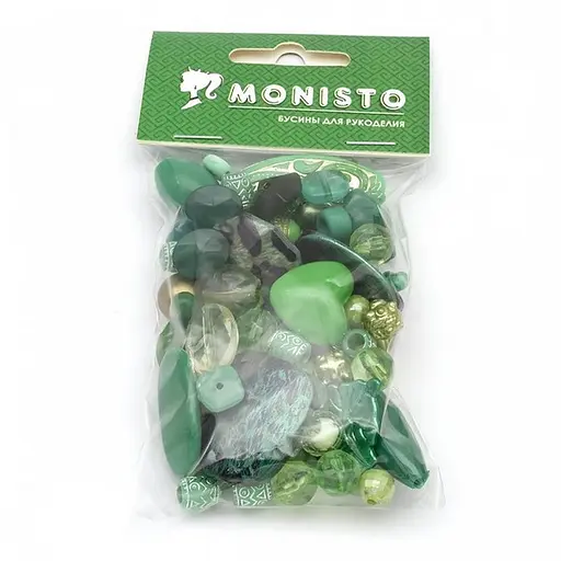 Декоративні намистинки для творчості Бомбей Dom Busin УТ100014221 в упаковці 110 шт - фото 6