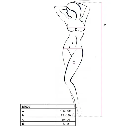 Бодистокинг Passion BS070 Red, комбинезон, имитация чулок и ажурного топа - фото 4