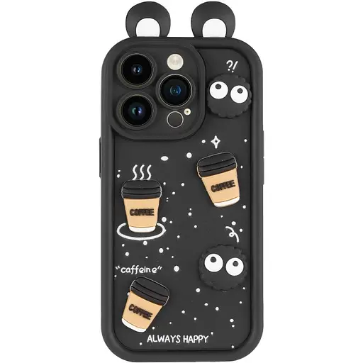 Чохол Epik TPU Toys Case with Ears для Apple iPhone 13 Pro 6.1 Black - фото 2