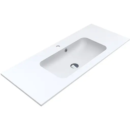 Умивальник Miraggio Della 1100 mirasoft 0001074, Білий матовий - фото 1