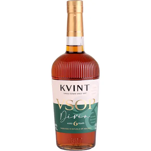 Дивин Kvint VSOP 6 лет 40% 0.5 л - фото 1