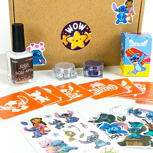 Набор для био-тату "Wow Box Стич" Fresh Tattoo wow-box-stich-1 для 1 ребенка - фото 3