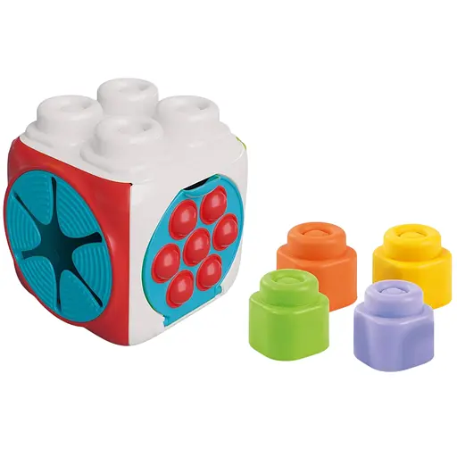 Развивающая игрушка Clementoni Sensory Cube серия Soft Clemmy (17902) - фото 1
