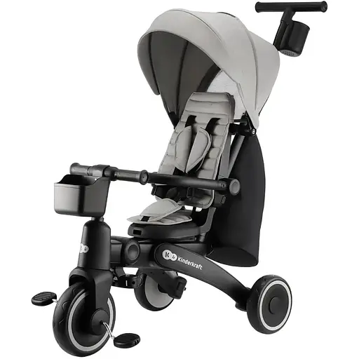 Велосипед трехколесный Kinderkraft Jazz 2 Grey (KRJAZZ02GRY0000)