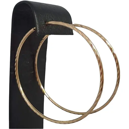 Золотые серьги Favoritum с алмазной гранью. 210001_А