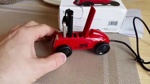 Разветвитель хаб Usb Xiaomi BCASE Retro Classic Car Usb Splitter Festive DSHJ-B-1903 красный - фото 3