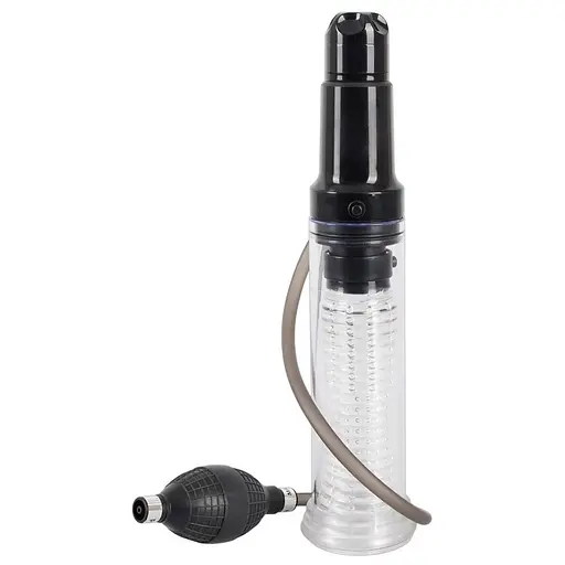 Помпа для члена с вибрацией Orion Vibrating Multi Pump & Masturbator 33.7 см прозрачный