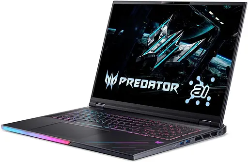 Ноутбук Acer 18 Predator Helios 18 PH18-73 WQUXGA IPS/U9-275HX/64GB/2TB/RTX 5090 24GB/Linux/Black (NH.QVXEU.003) - фото 2