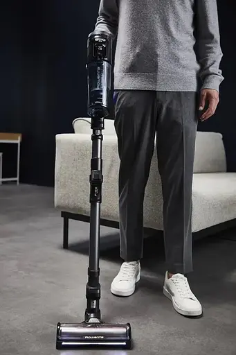 Пылесос беспроводной Rowenta X-Force Flex 12.60 Neo 320 Вт автон. работа до 60 мин НЕРА черно-синий - фото 7