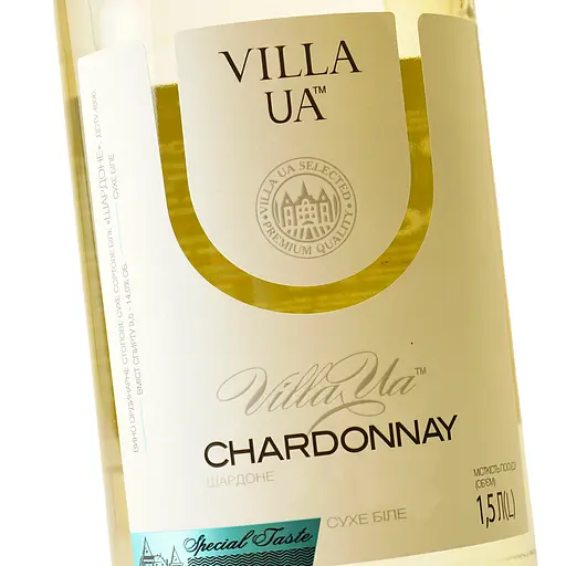 Вино Villa UA Chardonnay біле сухе 1.5 л - фото 5