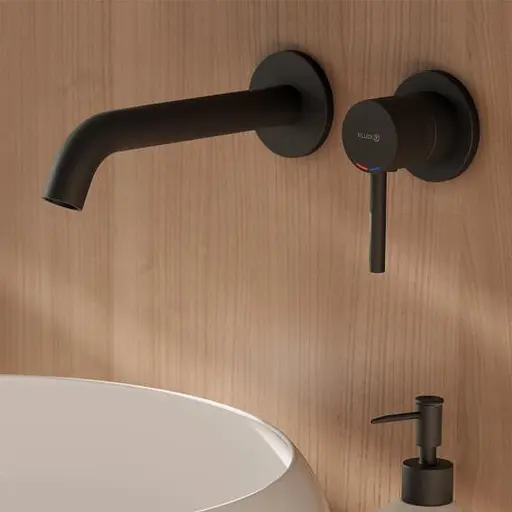 Смеситель для умывальника Kludi Bozz черный мат 382453976 - фото 2