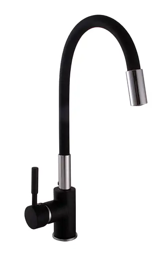 Змішувач для кухні Globus Lux Lazer GLLR-0203SB-1-Onix Чорний матовий - фото 1