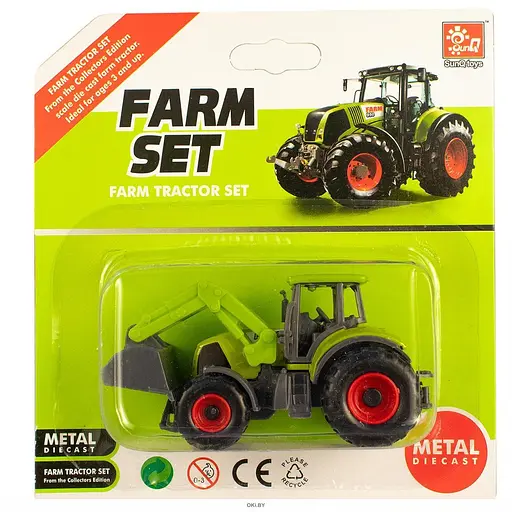 Трактор металлопластик, на листе (В ассортименте) - фото 2