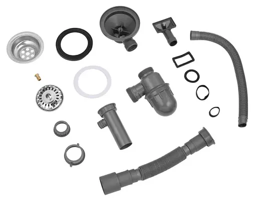 Кухонная мойка Kroner KRP Satin - 5745 (0,8 мм) (CV022775) - фото 8