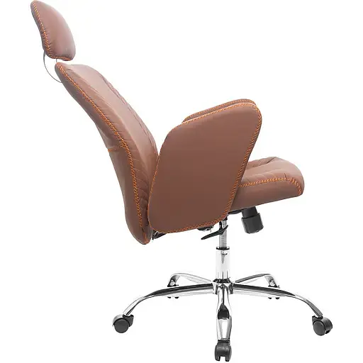 Офисное кресло GT Racer B-2380, коричневое (B-2380 Brown) - фото 5