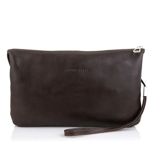 Чоловіча шкіряна барсетка GRANDE PELLE 17х26х7 см sum0026495 - фото 2