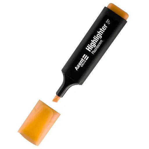 Набор маркеров Axent Highlighter D2501 клиновидный 1-5 мм 12 шт. оранжевый (D2501-12)