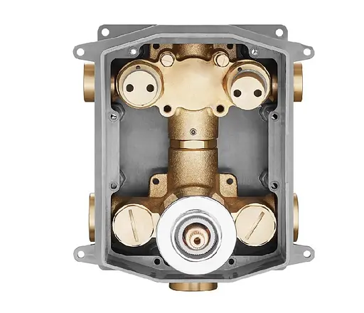 Душова система прихованого монтажу Imprese Smart click верхній душ 255x255 мм хром ZMK1024010302, Хром - фото 7