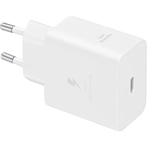 Мережевий зарядний пристрій Samsung 45W Power Adapter White (EP-T4511NWEGEU)