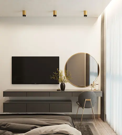 Накладной светильник Skarlat RSLC78014 15W GD+BK 3000K - фото 9