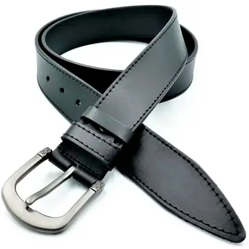 Ремінь шкіряний Weatro чоловічий 3,8х105-125 см acs0027365 - фото 1