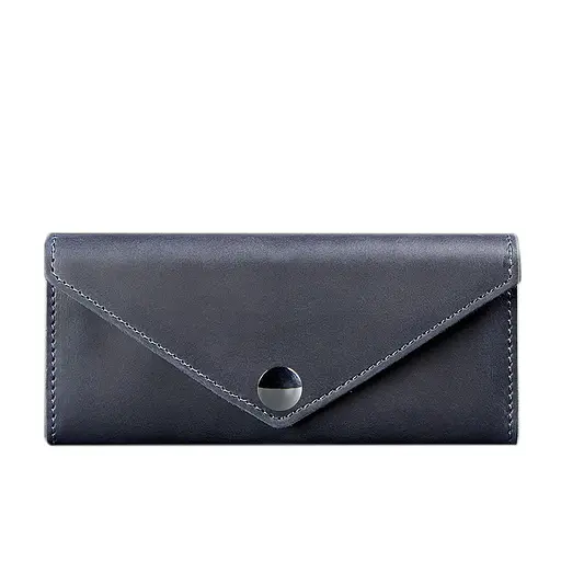 Жіночий шкіряний гаманець Керрі 1.0 синій - фото 6