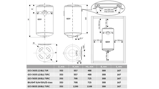 Водонагреватель Tesy GCV 5035 20 B11 TSR (6134370) - фото 7