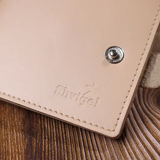 Кожаный женский кошелек Shvigel 10.5х9х0.5 см acs0027008 - фото 9