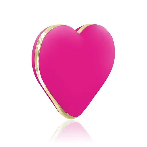 Вибратор Rianne S Heart Vibe 5.5 см фуксия - фото 2