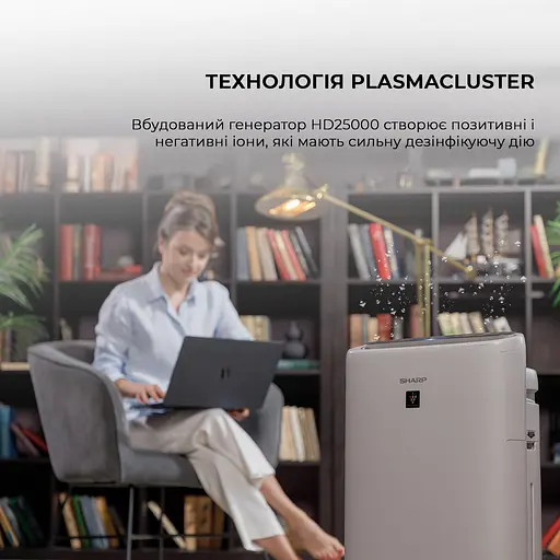Воздухоочиститель с функцией увлажнения Sharp KI-N42EU-L - фото 5
