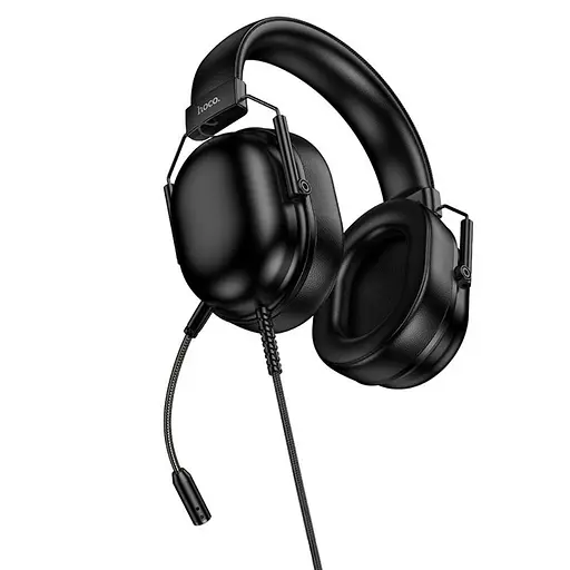 Навушники накладні Hoco W113 ігрові USB чорний - фото 2