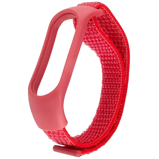 Ремешок Nylon Mi Band 3/4/5/6/7 Crimson - фото 1